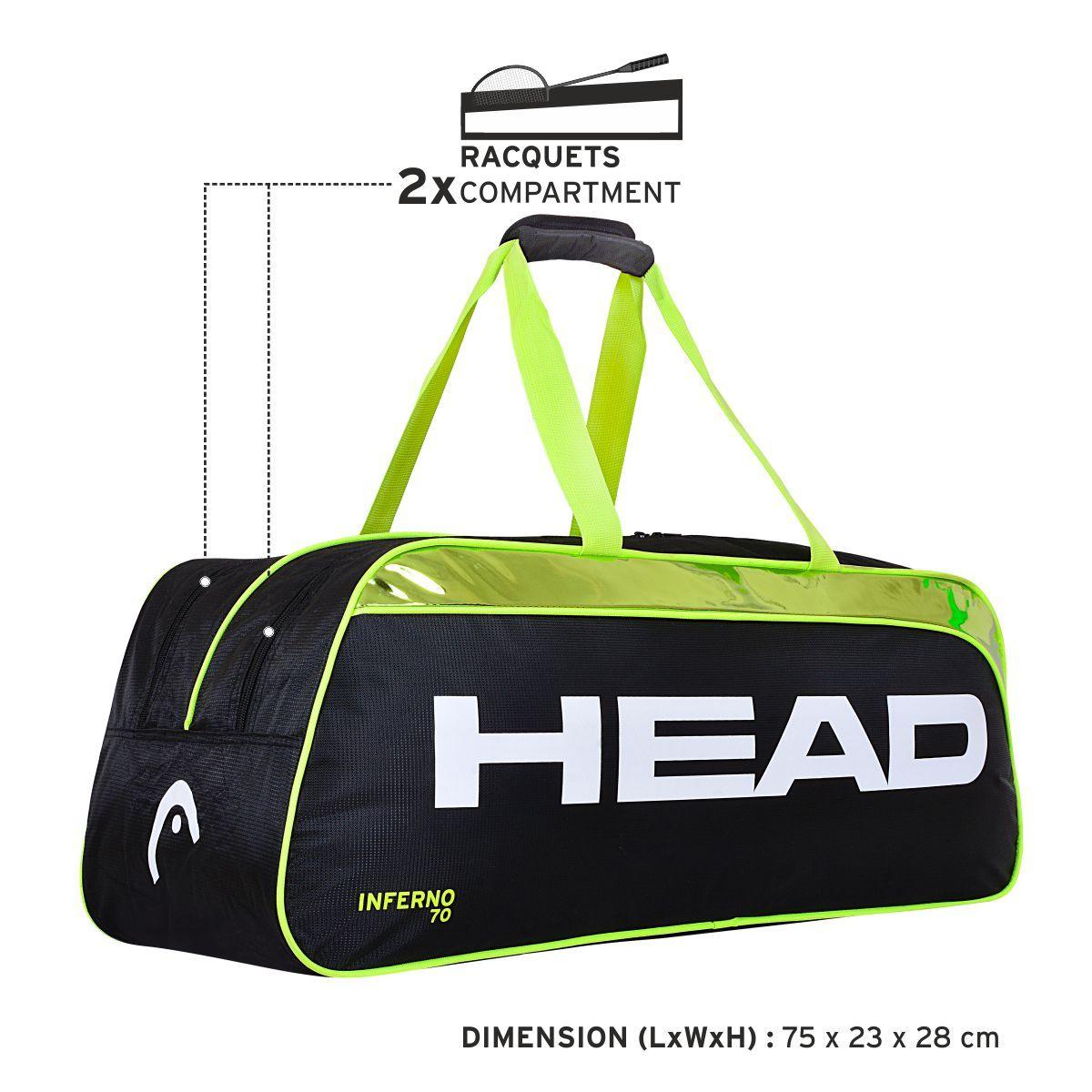 Head Inferno 70 Badminton Bag - Shoply